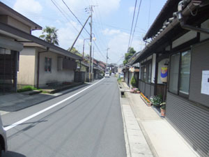 ＪＲ三雲駅付近のまちなみ