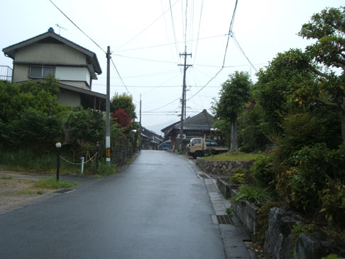 関宿のまちなみ「あれ！電柱がある。」